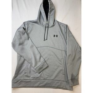 Under Armour Storm 1 Men's XL/TG Pullover Gray Hoodie Logo